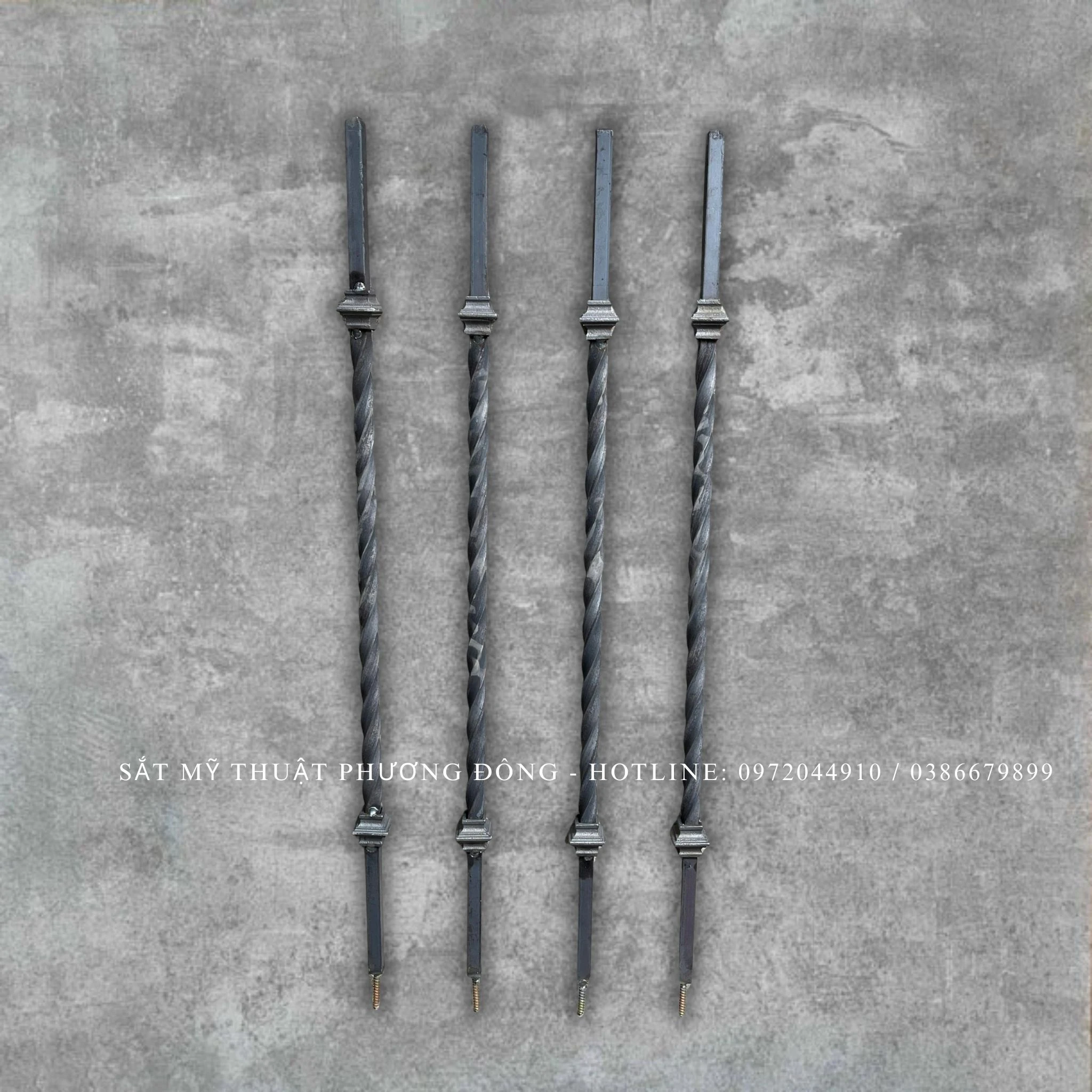 Thanh con tiện xoắn 2 xỏ