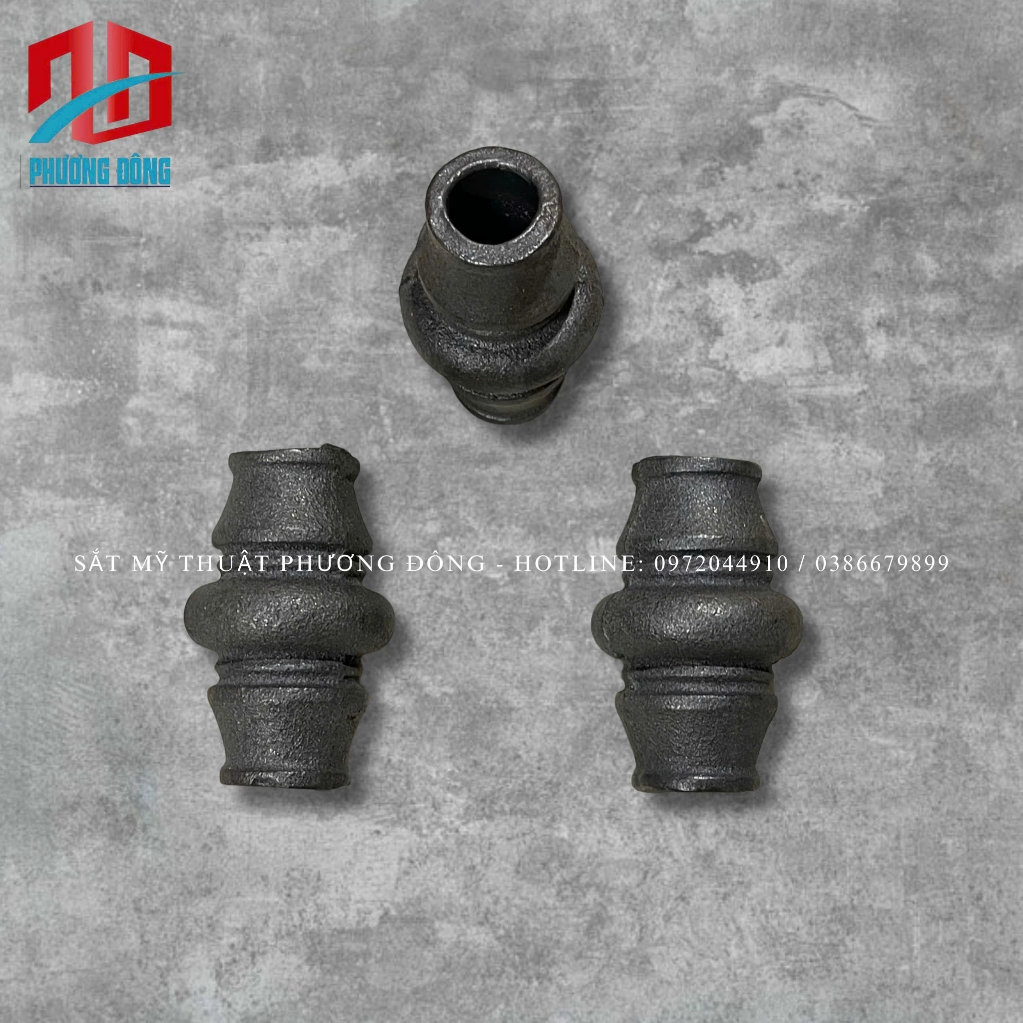 Xỏ gang lỗ tròn