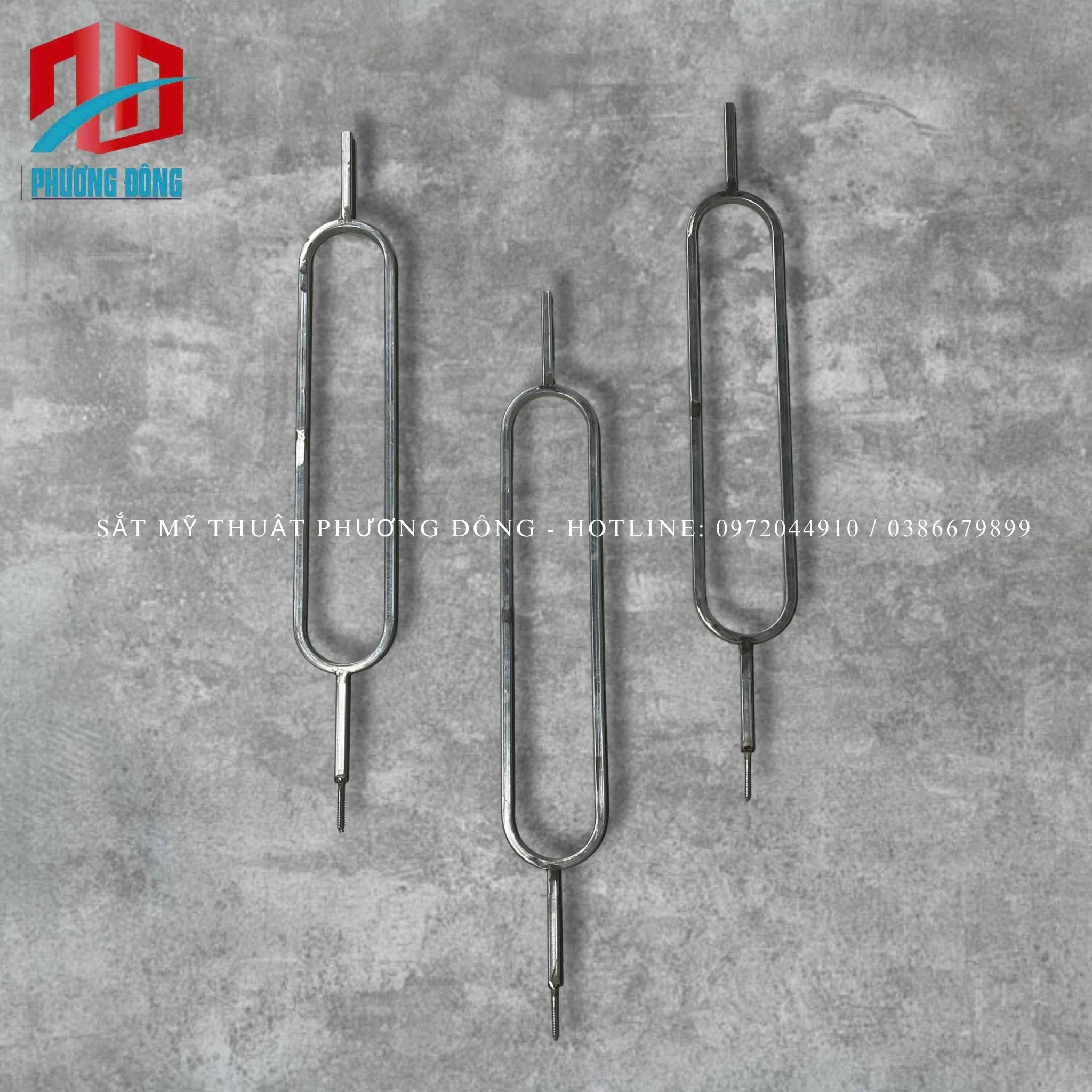 Thanh con tiện oval sắt hộp