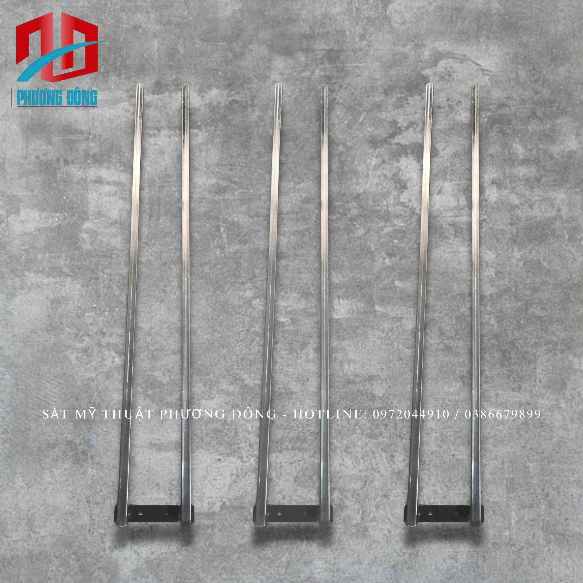 Cụm 2 thanh con tiện thẳng trơn