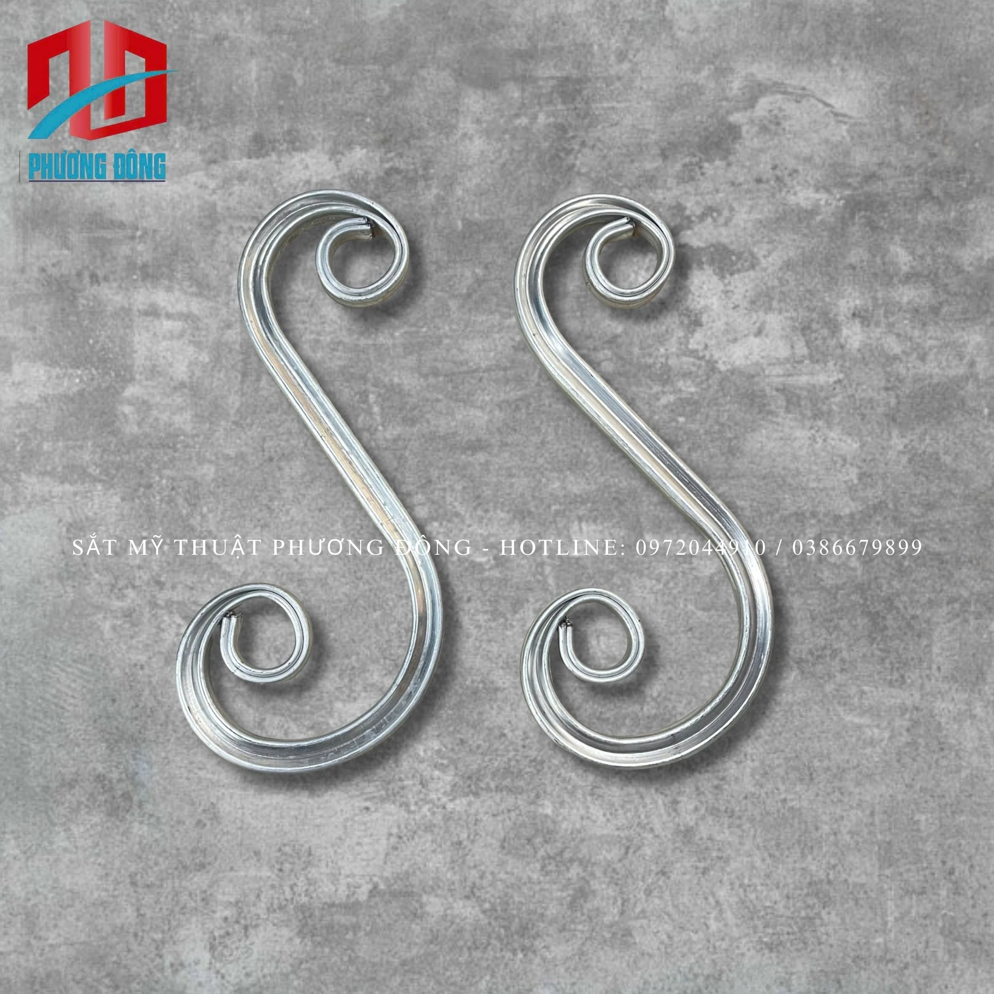 Chữ S lệch sắt hộp